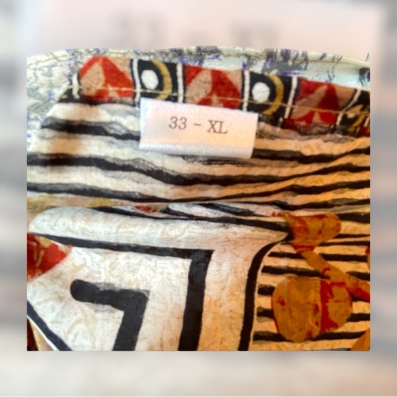 Recycled Sari Wrap Skirt - XL- Ankle length - Picture 5 of 5